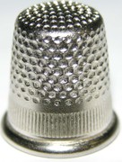 Bohin 20308 Standard Nickel Plated Brass Thimble Size 2 (1)